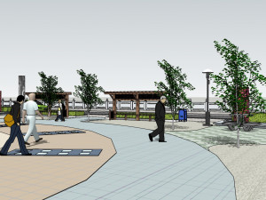 SU Model of clock Leisure Square 3D Model