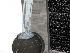 Su model of small-scale waterscape wall Modèle 3D