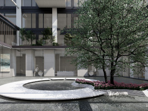 Sunken courtyard view 3Dモデル