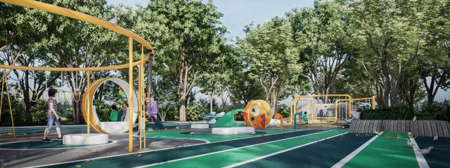 SU model of detail design of a city childrens playground 3D 모델 .c4d .max .obj .3ds .fbx .stl .blend 