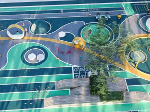 SU model of detail design of a city childrens playground 3D Model