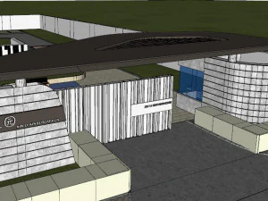 Su model of kindergarten building 3D Model
