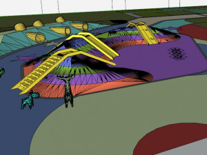 Su model of kindergarten building 3D Model