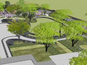 Su Model of Modern Art Exhibition area 3D Model