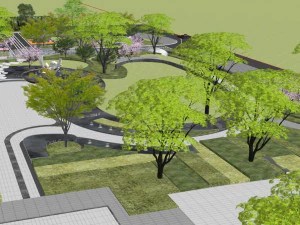 Su Model of Modern Art Exhibition area 3D Model