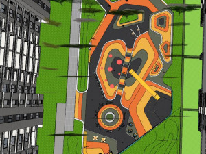 Su model of modern high-end residential landscape Model 3D