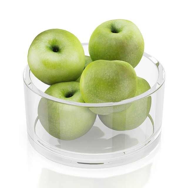 3 sets of Apple C4D model 3D Model .c4d .max .obj .3ds .fbx .stl .blend 