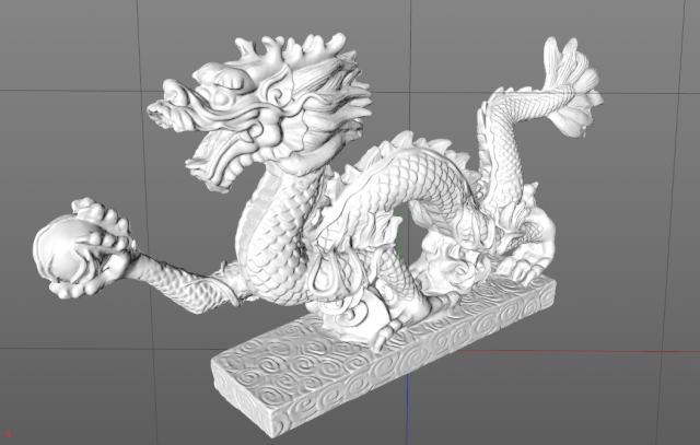 Dragon obj Model 3D .c4d .max .obj .3ds .fbx .stl .blend 