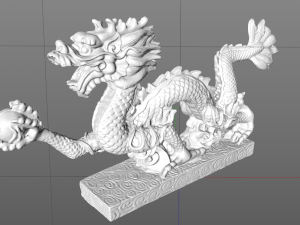 Dragon obj Model 3D