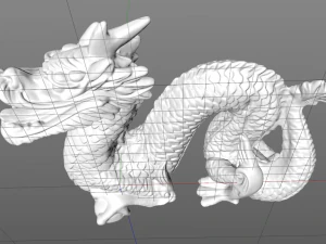 Dragon obj 3D Model