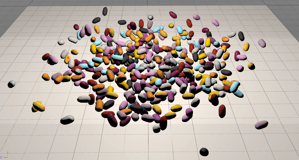 Jelly bean C4D model 3D Model .c4d .max .obj .3ds .fbx .stl .blend 