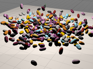 Jelly bean C4D model 3D Модель