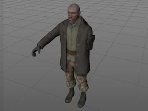 32 takım C4D Modern Harp Askeri savaş askeri personeli 3D Model