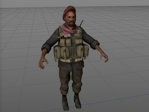 32 sets C4D Modern Warfare Military warfare military personnel 3D Model