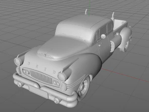 Science fiction vehicles cars 3D Model