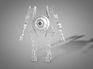 8 robots Modelo 3D