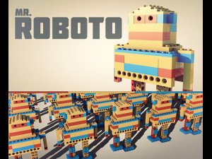 8 robots Modelo 3D
