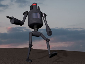 8 robots Modelo 3D