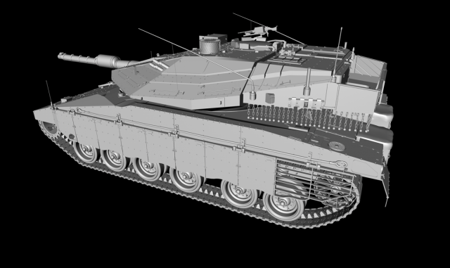Tank model 3D Model .c4d .max .obj .3ds .fbx .stl .blend 