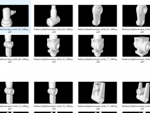 M13-600 machine parts AdamSaccoHydraulics01 AdamSaccoLeg AndersonJonesArm BenMauroArm Ben 3D Модель