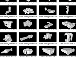 M13-600 machine parts AdamSaccoHydraulics01 AdamSaccoLeg AndersonJonesArm BenMauroArm Ben 3D Model