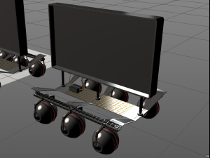 Robot screen 3D Model
