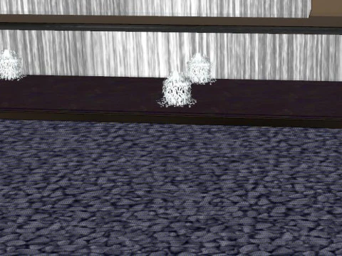Flow landscape wall su model 3D Model
