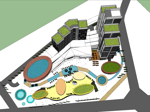 Hotel bidding model plot A Modello 3D
