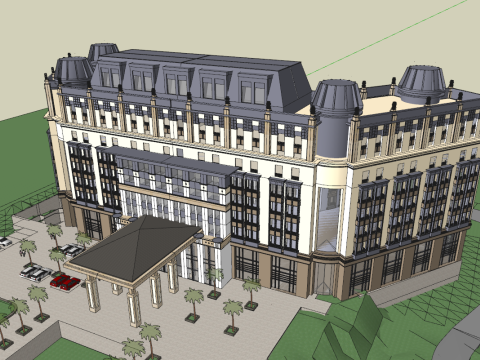 HotelPrivate Club 3D Model