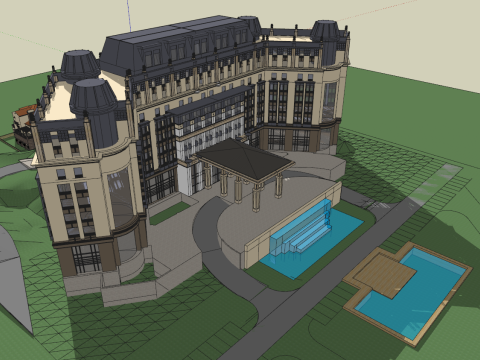 HotelPrivate Club 3D Model