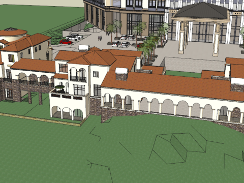 HotelPrivate Club 3D Model