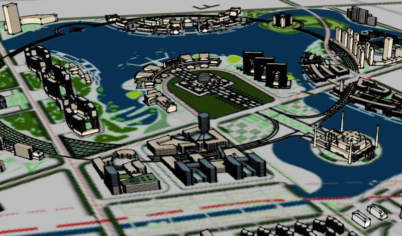 Urban design su model 3D Model .c4d .max .obj .3ds .fbx .stl .blend