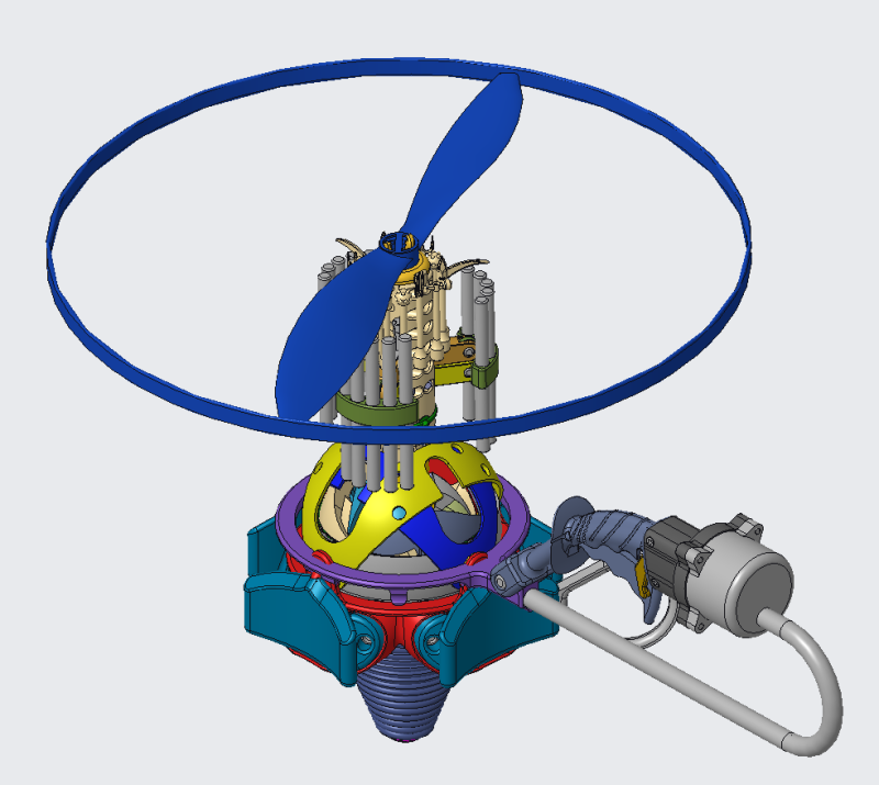 Gyro pump 3D Modell .c4d .max .obj .3ds .fbx .stl .blend