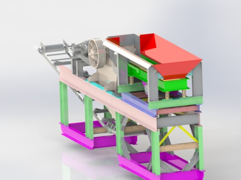 Vibration feeder 3D मॉडल