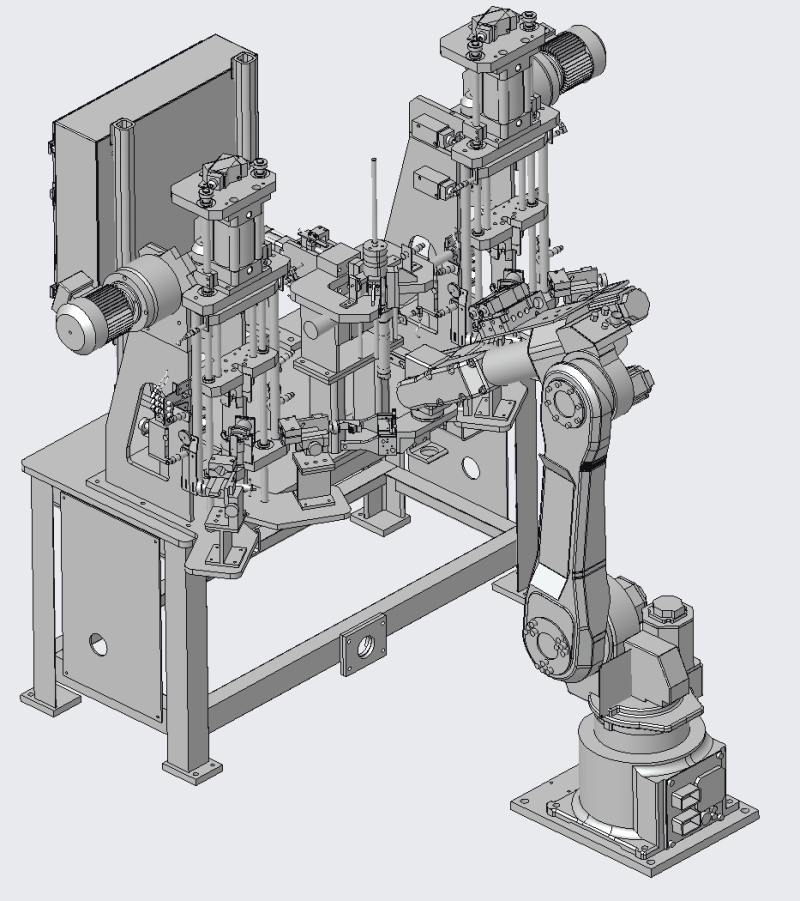 Automatic rotor welding detection workbench 3D मॉडल .c4d .max .obj .3ds .fbx .stl .blend