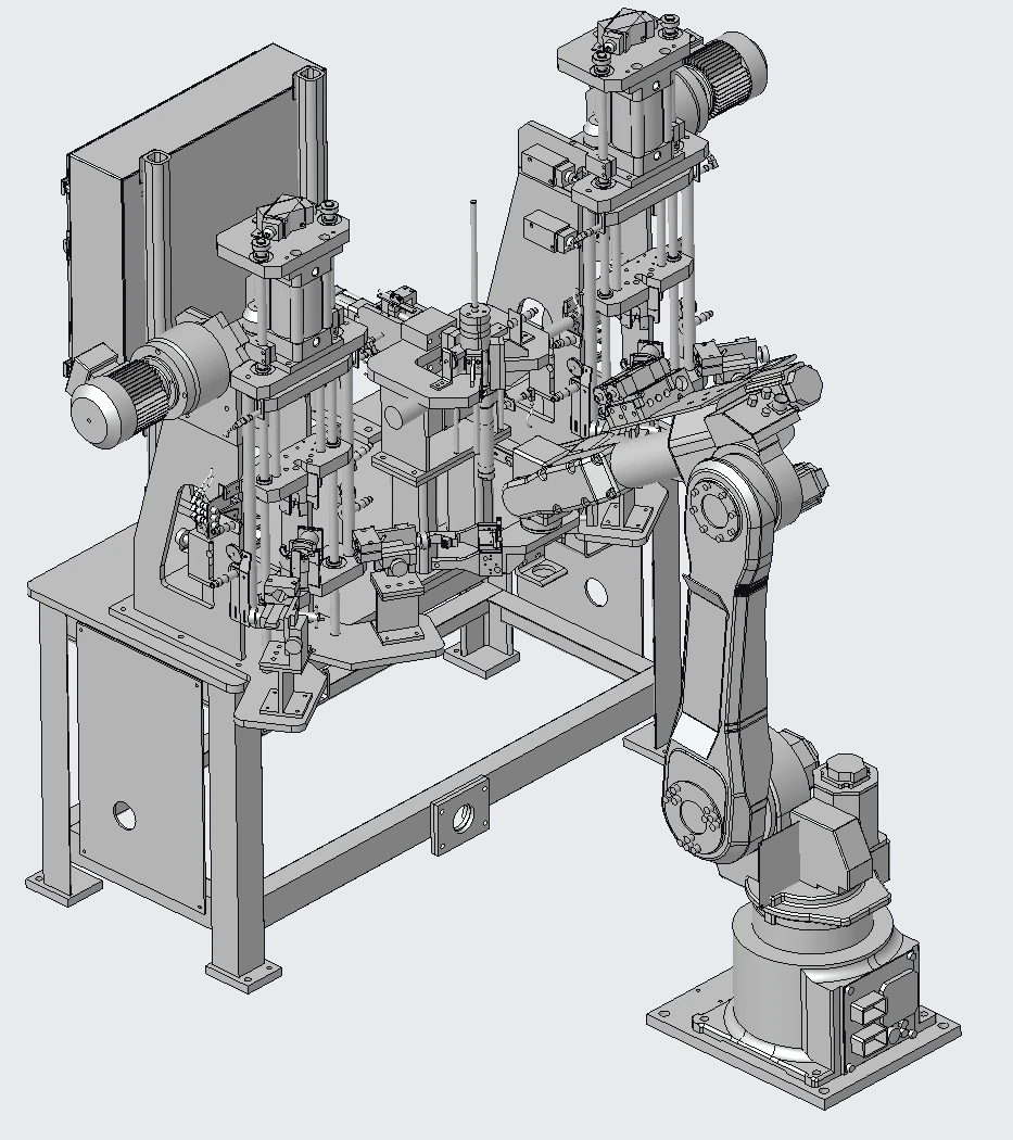 Automatic rotor welding detection workbench 3D Model .c4d .max .obj .3ds .fbx .stl .blend 
