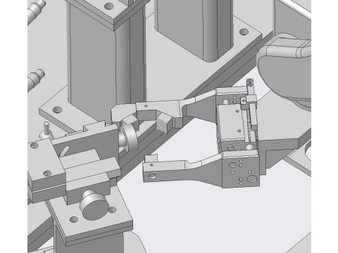 Automatic rotor welding detection workbench 3D Model