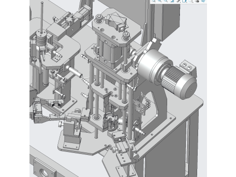 Automatic rotor welding detection workbench 3D मॉडल