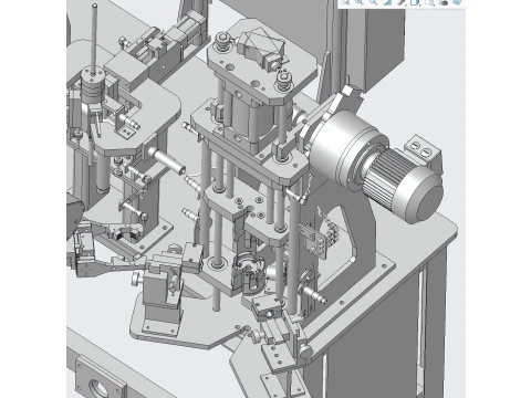 Automatic rotor welding detection workbench 3D Model