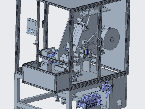 B73M glue applicator 3D Model