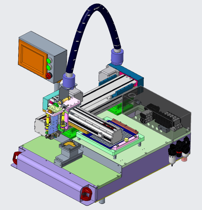 Soft glue pasting machine 3D मॉडल .c4d .max .obj .3ds .fbx .stl .blend