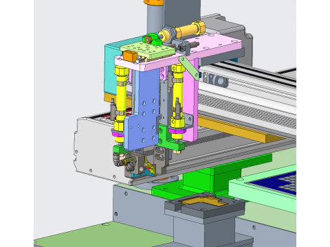 Soft glue pasting machine 3D Model