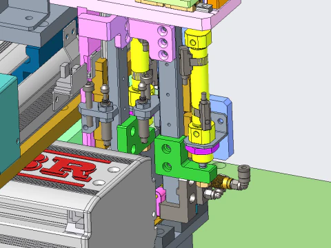 Soft glue pasting machine 3D Model