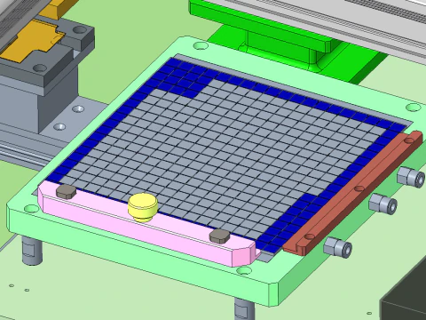 Soft glue pasting machine 3D Model