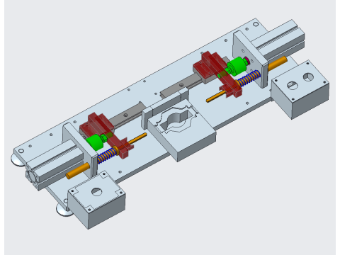 Tool for installing motor carbon brushes 3D Model