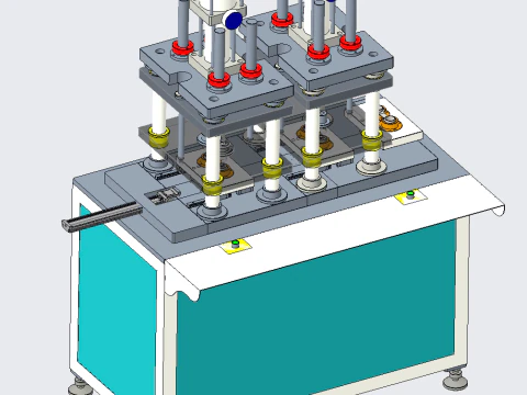 Automatic pressing machine 3D Model