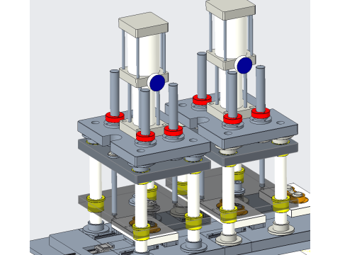 Automatic pressing machine Model 3D