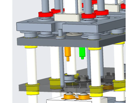 Automatic pressing machine 3D Model