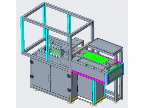 Circuit board servo punching machine PROE 3D Model