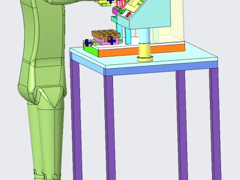 Tampon baskı makinesi 3D Model